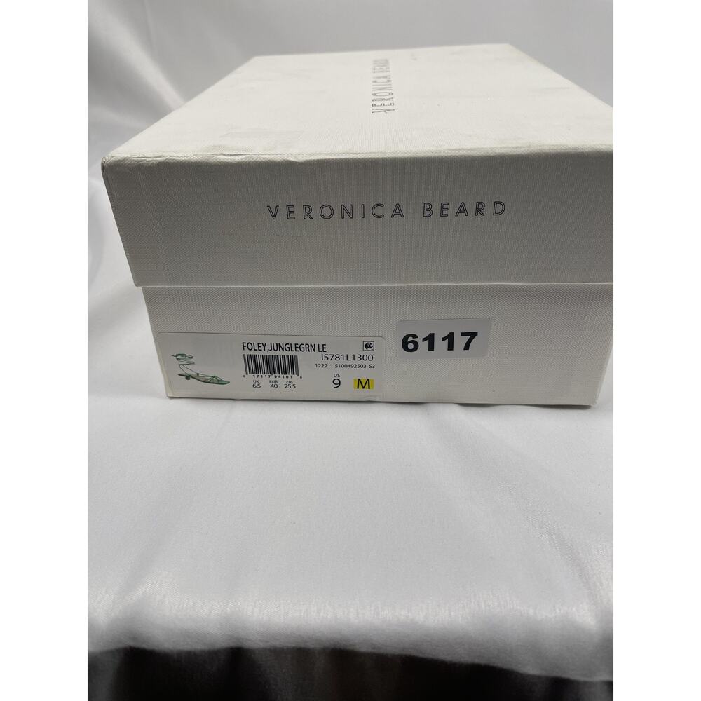 Veronica Beard Shoes Women's Size 9 Foley Jungle Leather Lace Up Sandals New - Picture 6 of 6